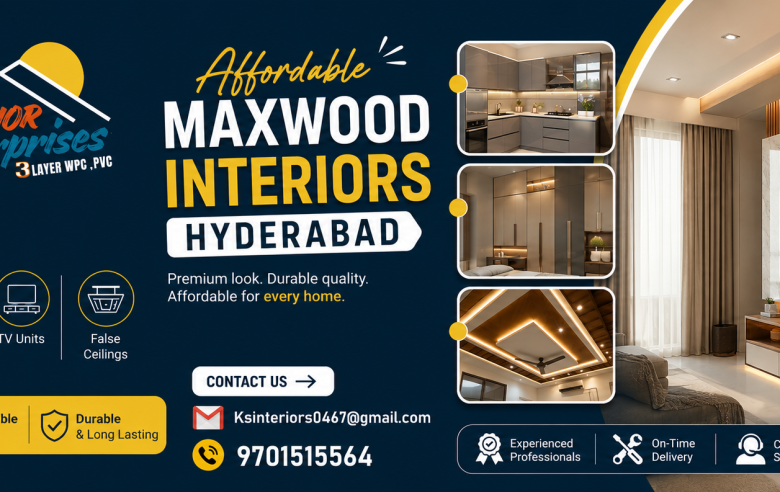 Affordable Maxwood Interiors Hyderabad